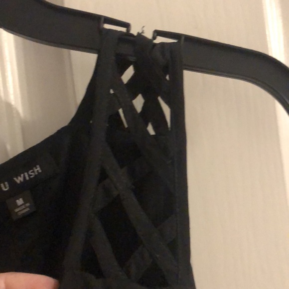 As U Wish🥳HP🥳Beautiful Black/pink Dress - Picture 4 of 7